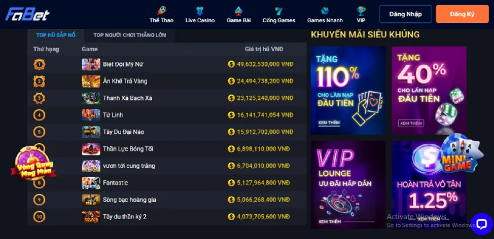Bánh xe Roulette quay tại 778qbet